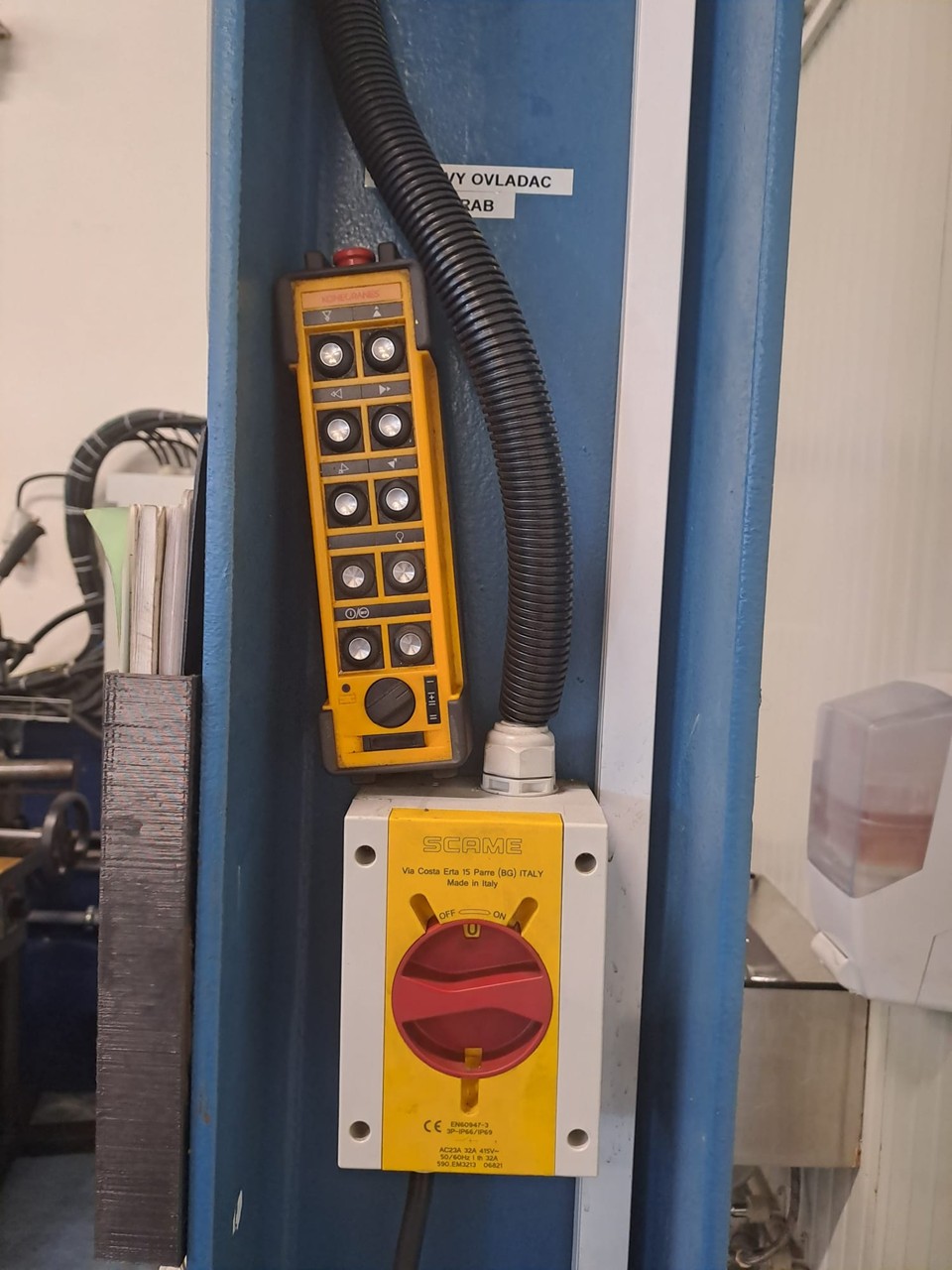 Mostový jeřáb KONECRANES CXTS5t I,II x 9.4 m