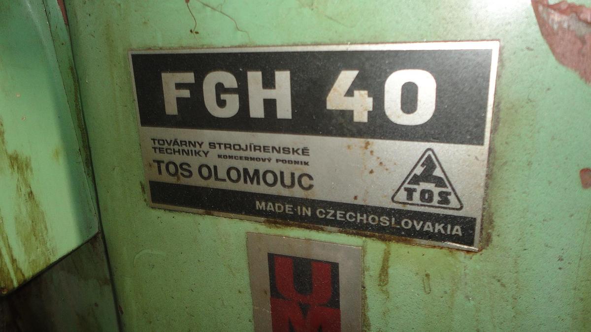Used TOS FGH 40