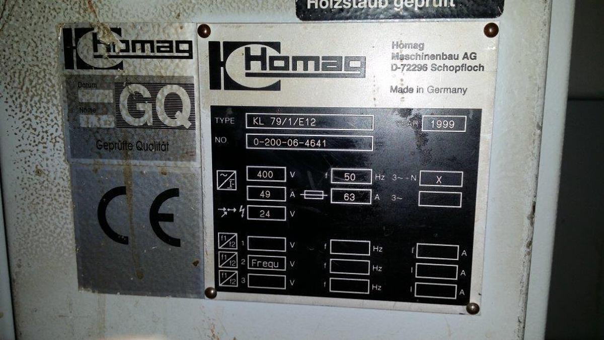 Použitý HOMAG KL 79/1/E12