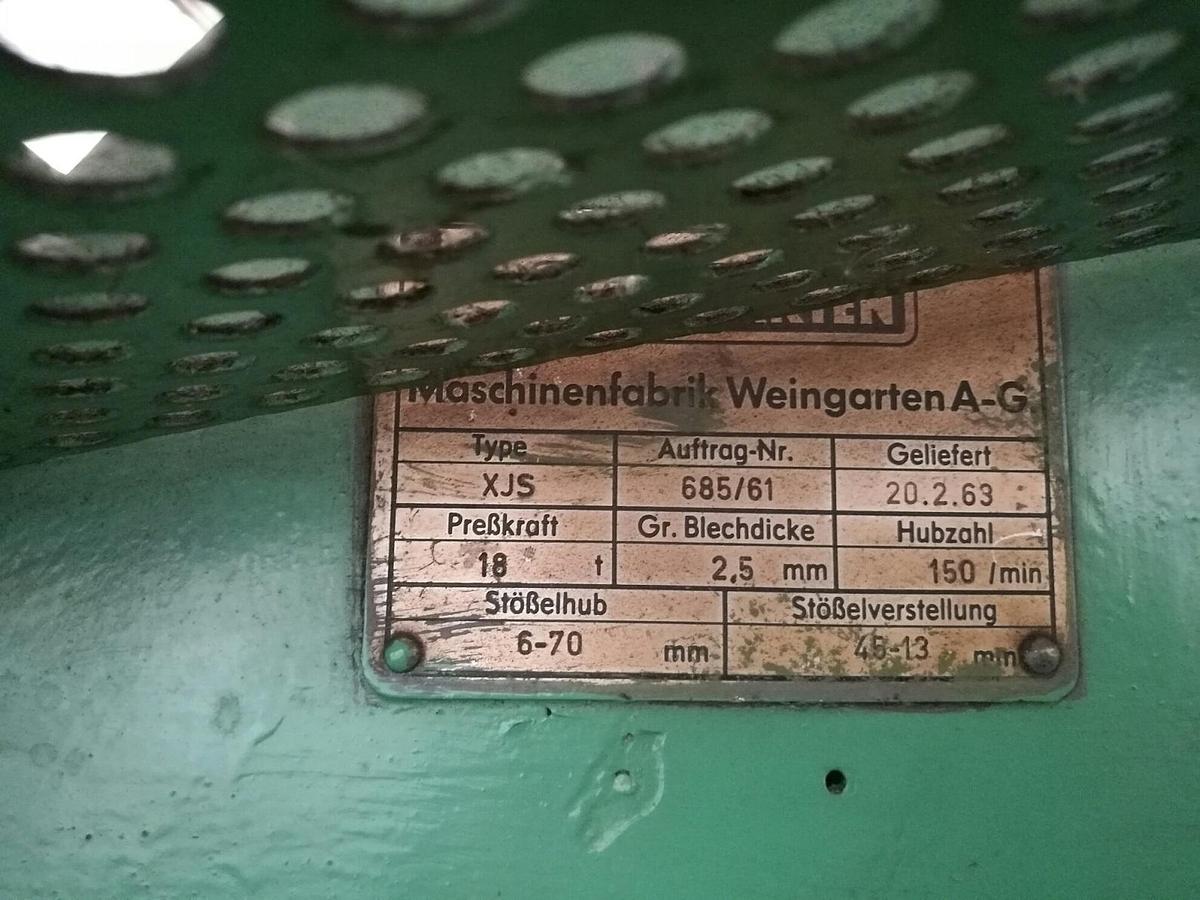 Used WEINGARTEN XJS