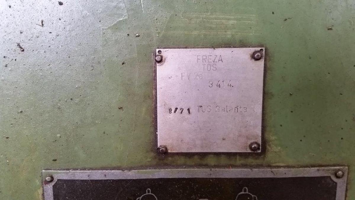 Použitý TOS Galanta FV 2A