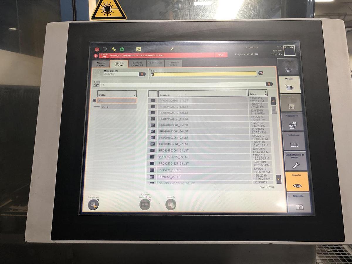 Used TRUMPF TruLaser 3030 L20
