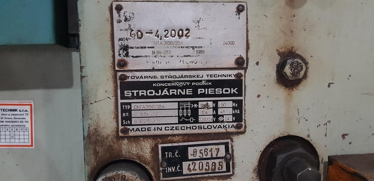 Použitý Piesok CNTA 3150/25 A