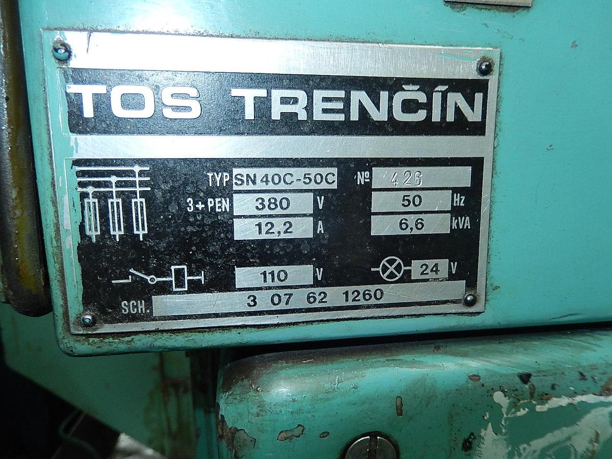 Použitý TOS SN 40 C/1500
