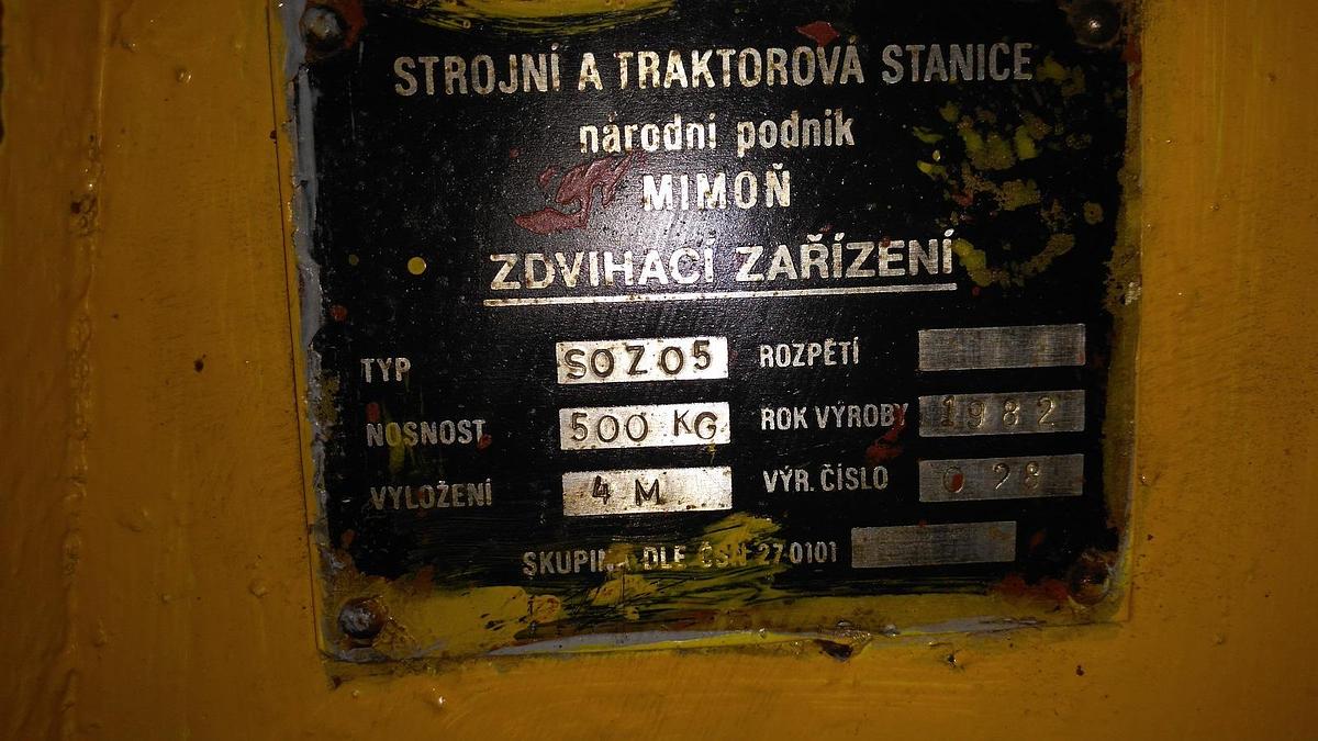 Použitý STS Mimoň SOZ 05