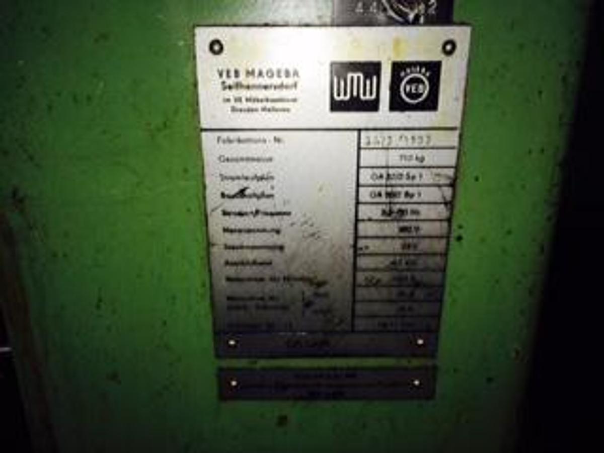 Used MAGEBA GA 52/2