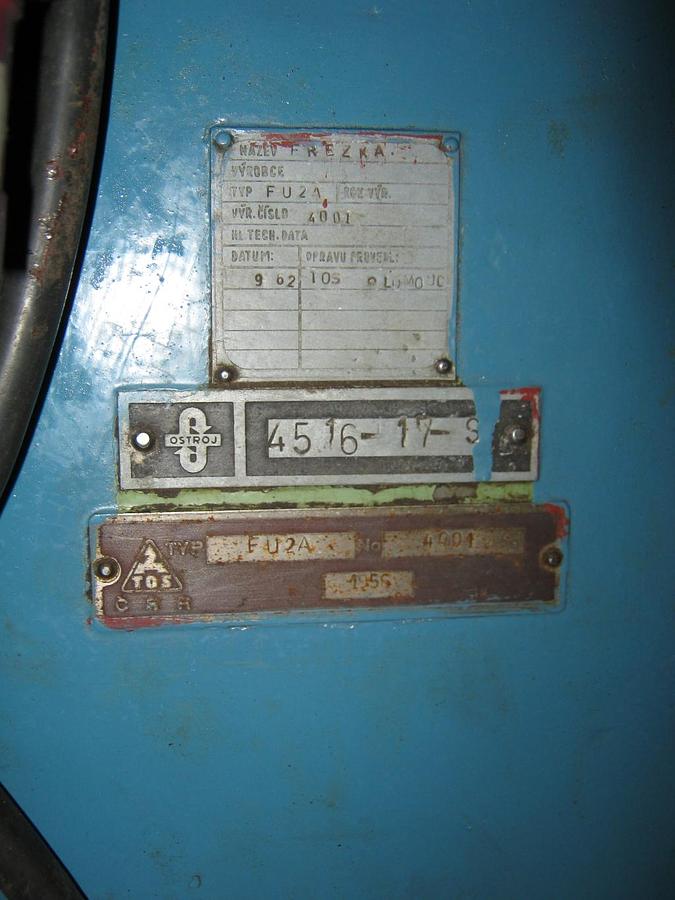 Used TOS FU 2A