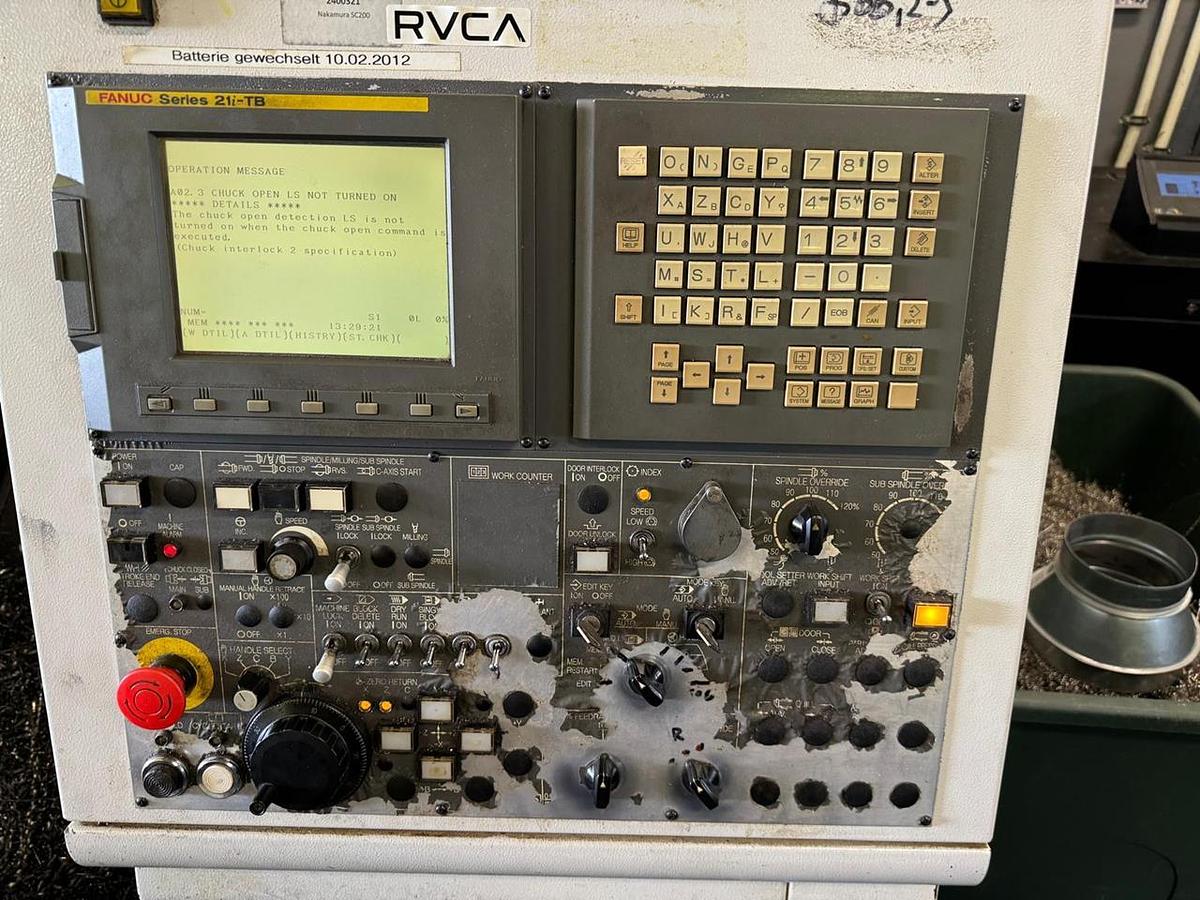 Used Nakamura-Tome SC 200