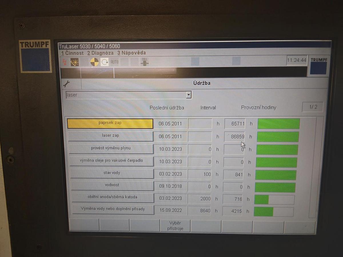 Used TRUMPF TruLaser 5030 L16