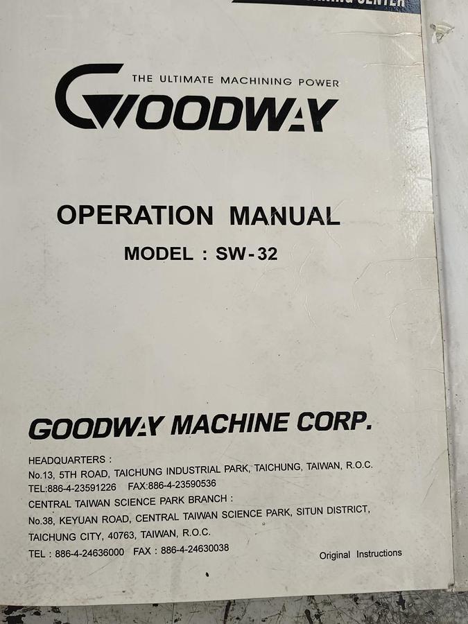 Gebraucht Goodway SW 32