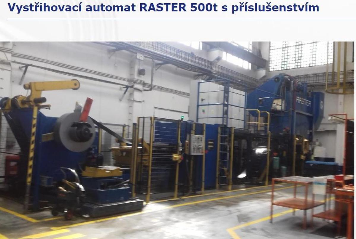 Použitý RASTER 500 T