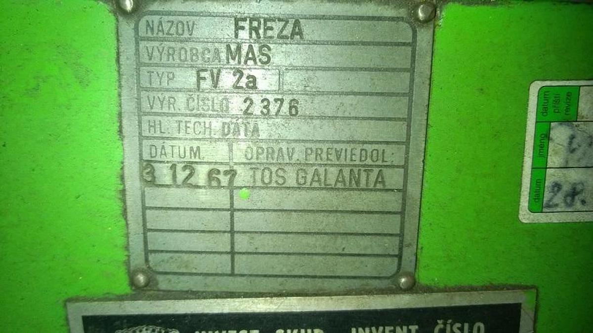 Gebraucht MAS FV 2A