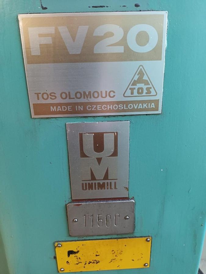 Použitý TOS FV 20