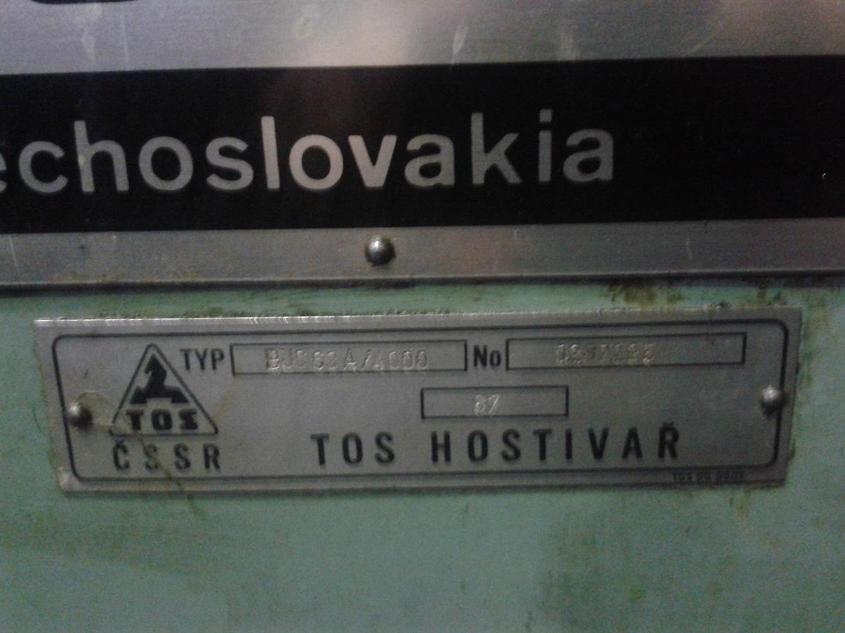 Použitý TOS BUC 63A/4000