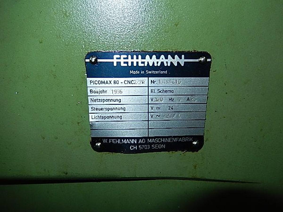 Gebraucht FEHLMANN PICOMAX 80 CNC2/3W