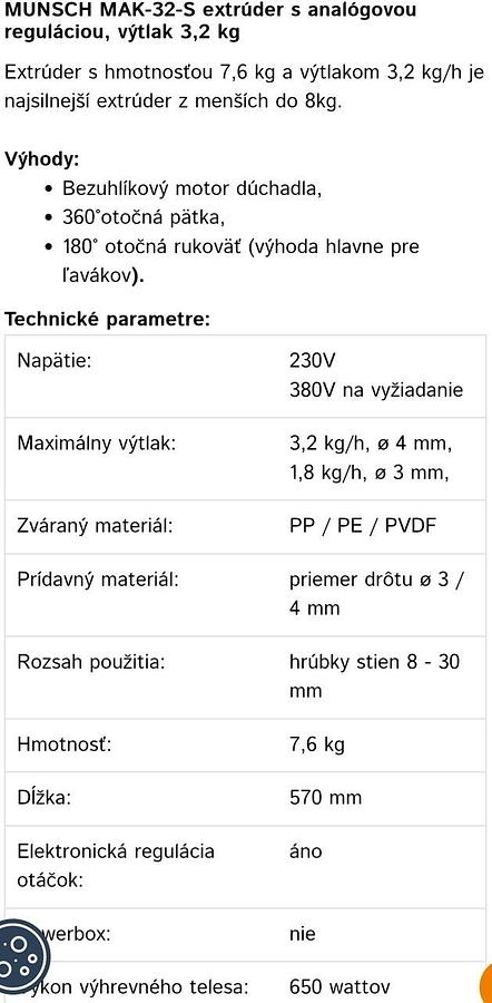 Použitý MUNSCH MAK 32-S-B