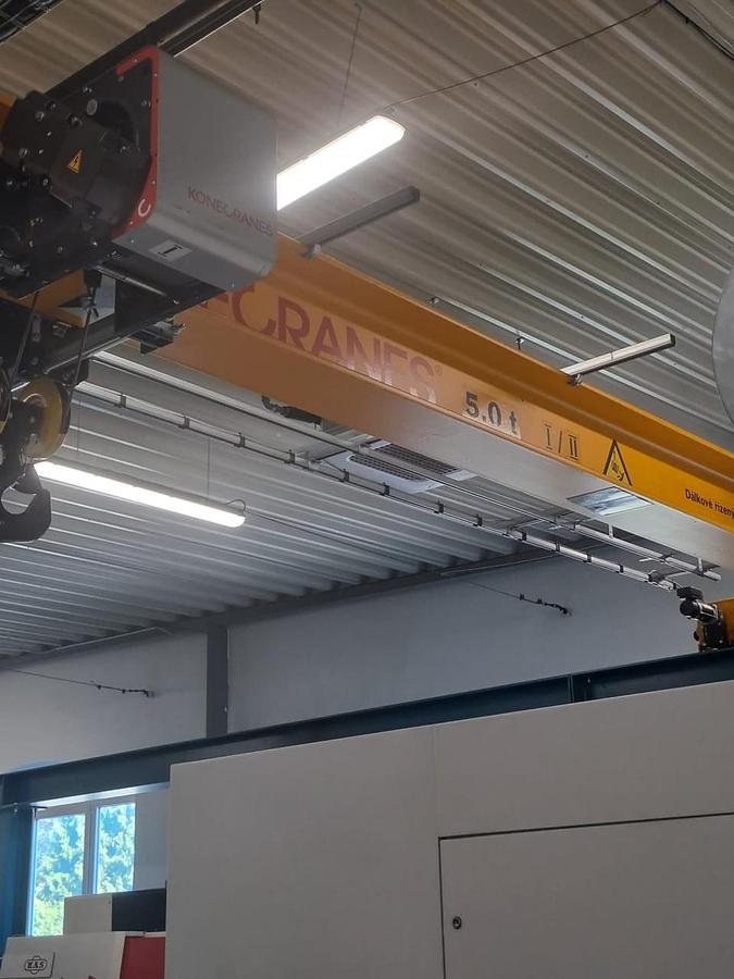 Mostový jeřáb KONECRANES CXTS5t I,II x 9.4 m
