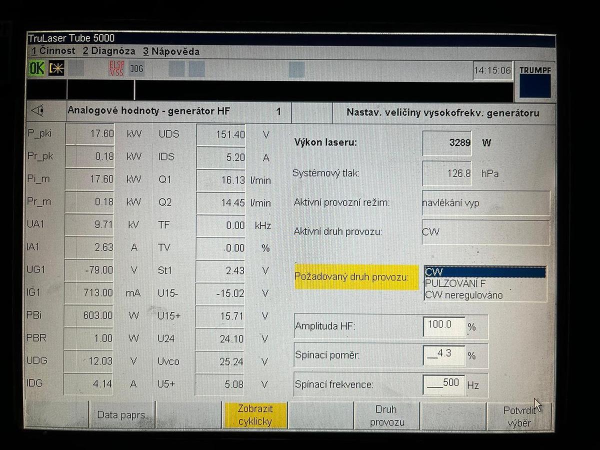 Used TRUMPF TRULASER TUBE 5000