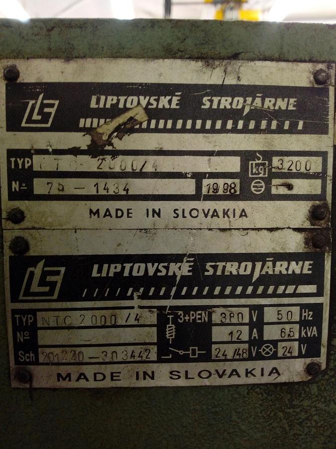Gebraucht LIPTOVSKE NTC 2000/4