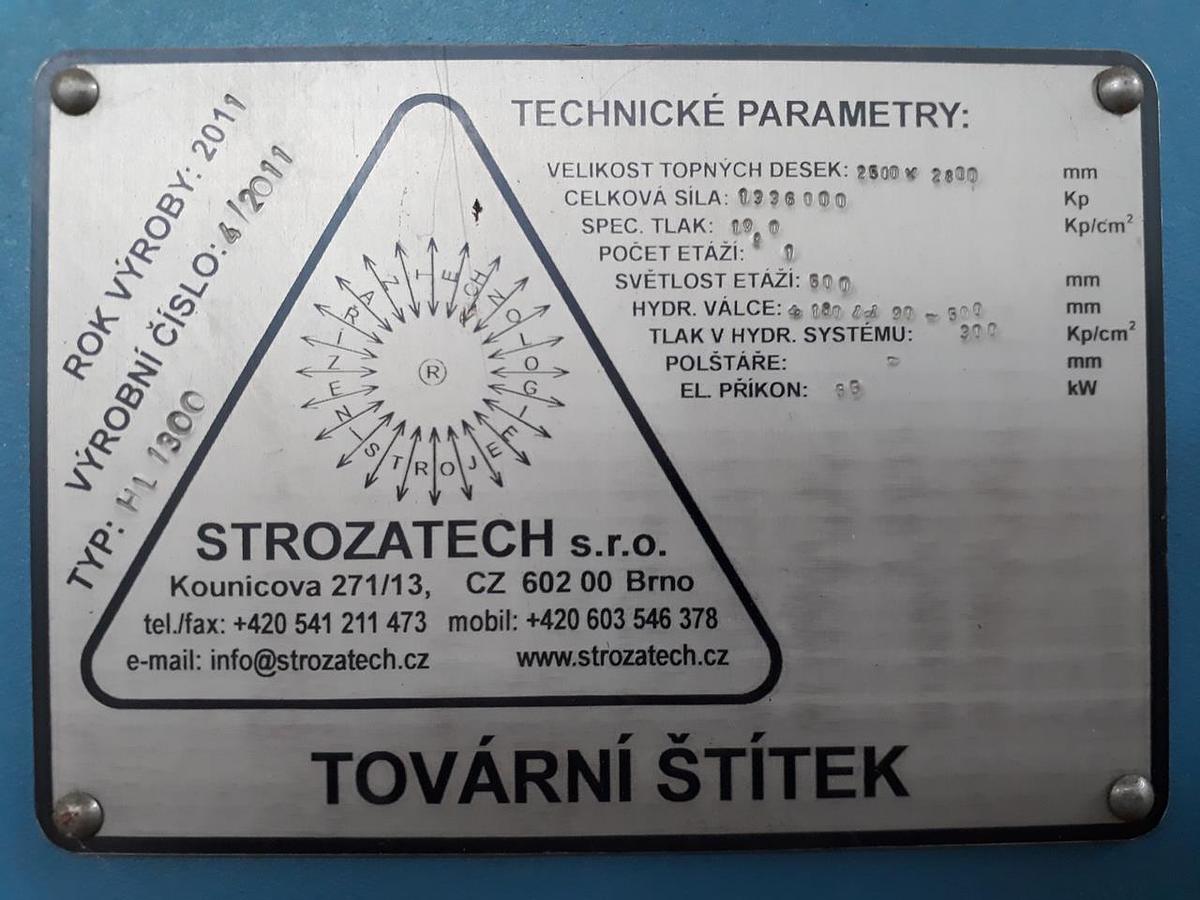 Použitý STROZATECH HL 1300