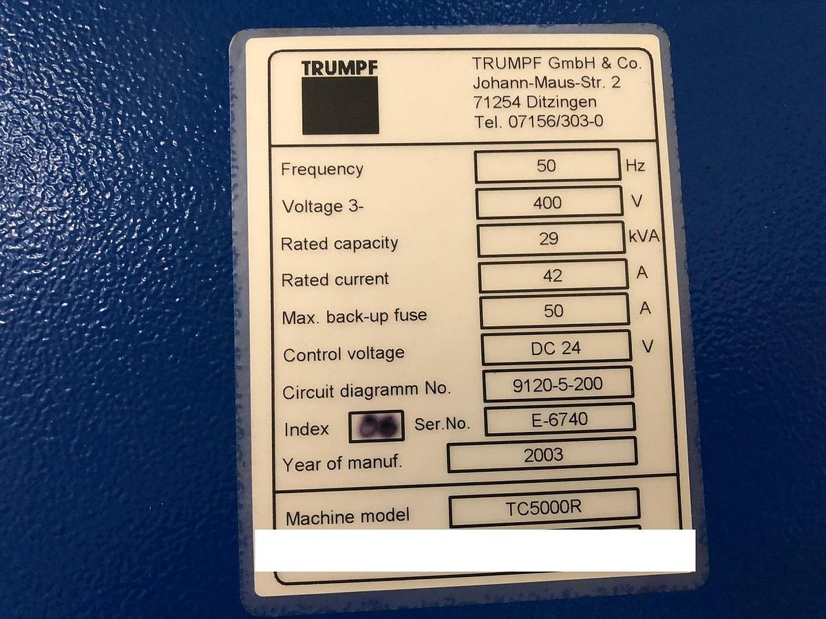 Gebraucht TRUMPF TC 5000 R