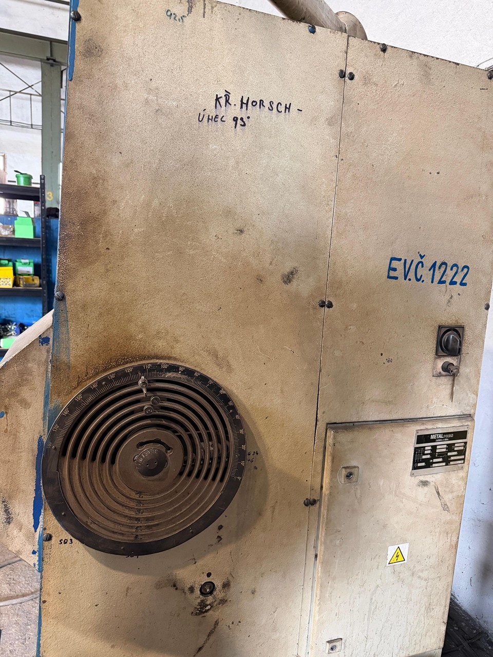 Ohýbačka plechů Metal Pres XON 2000/6C