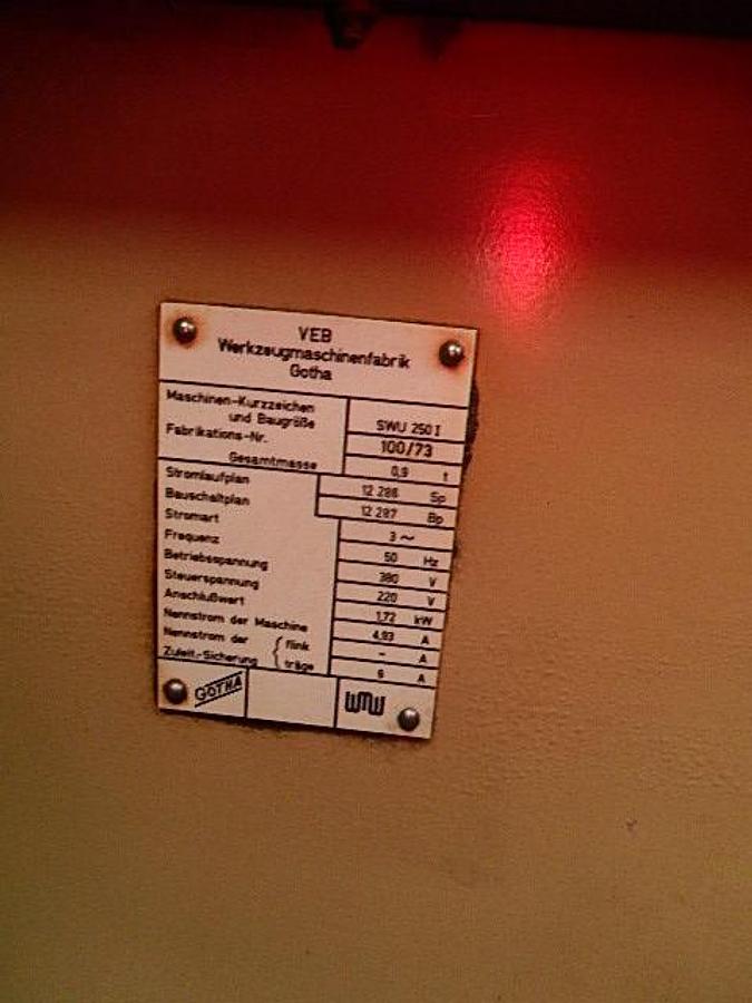 Gebraucht WMW GOTHA SWU 250 I
