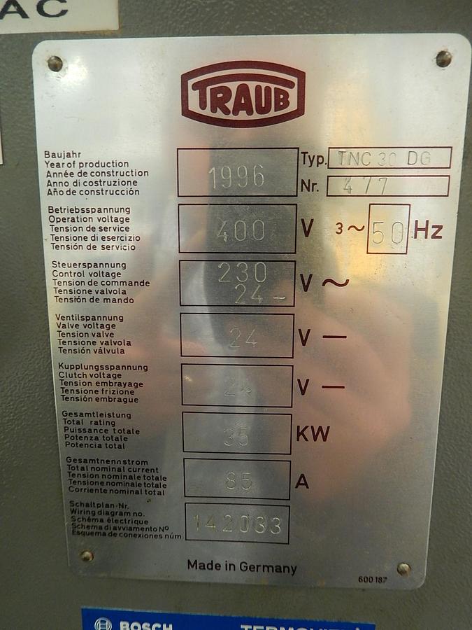 Použitý TRAUB TNC 30 DG