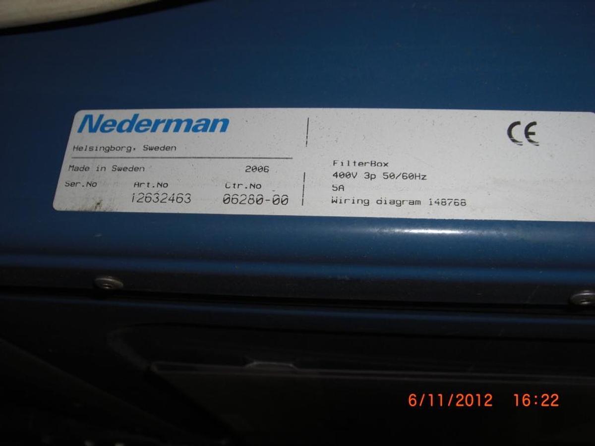 Used NEDERMAN W3 FILTER BOX