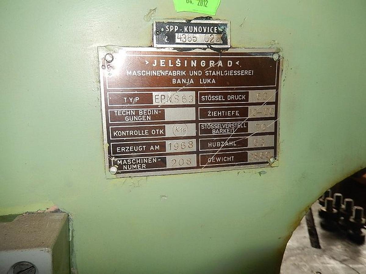 Used JELSINGRAD EPNS 63