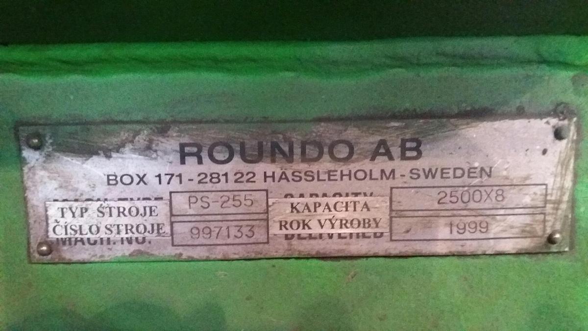 Použitý ROUNDO PS 255x2500x8