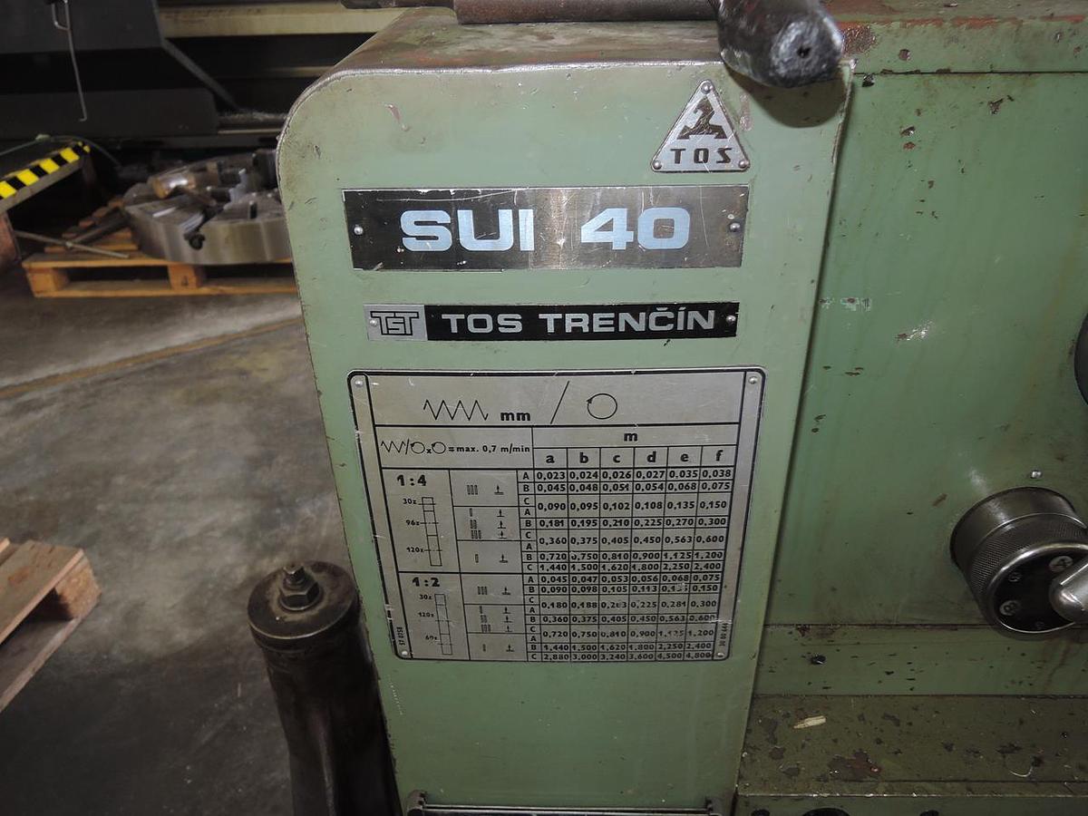 Used TOS SUI 40-1500