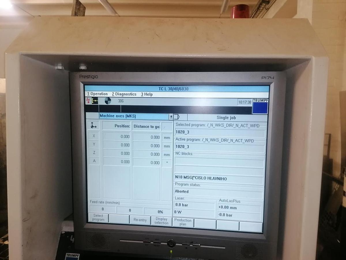 Used Trumpf Trumatic L 3030S