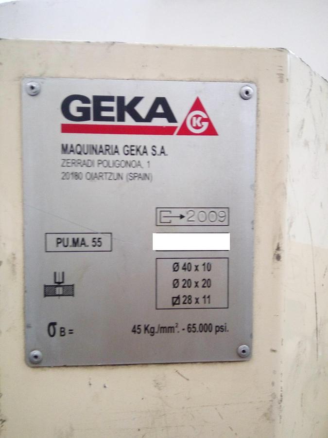 Used GEKA PUMA 50/E500