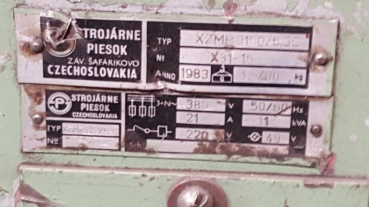 Used PIESOK XZMP 3150/ 6.3 C