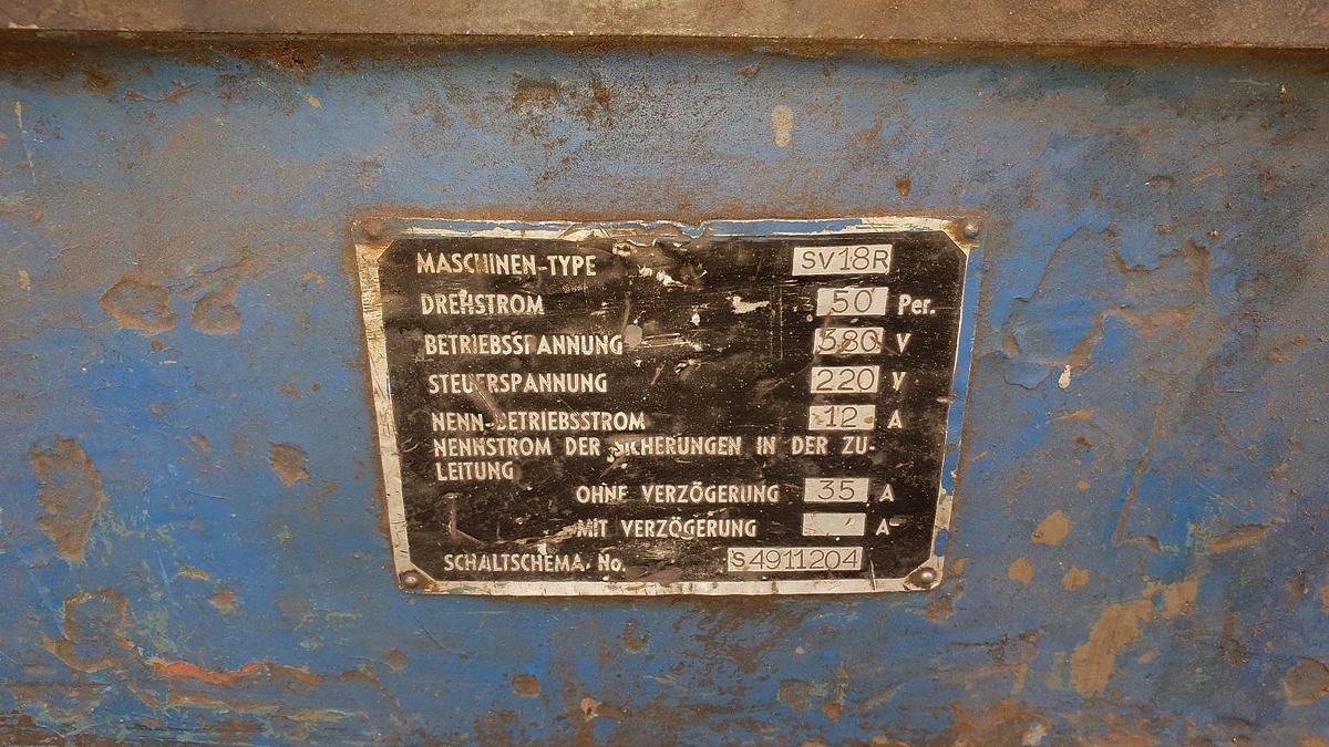 Gebraucht TOS SV 18 R/1000