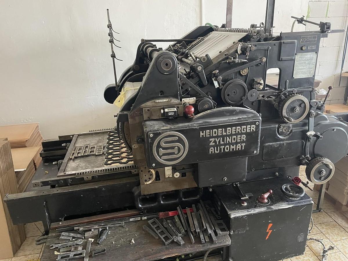 Vysekávací lis HEIDELBERGER ZYLINDER AUTOMAT