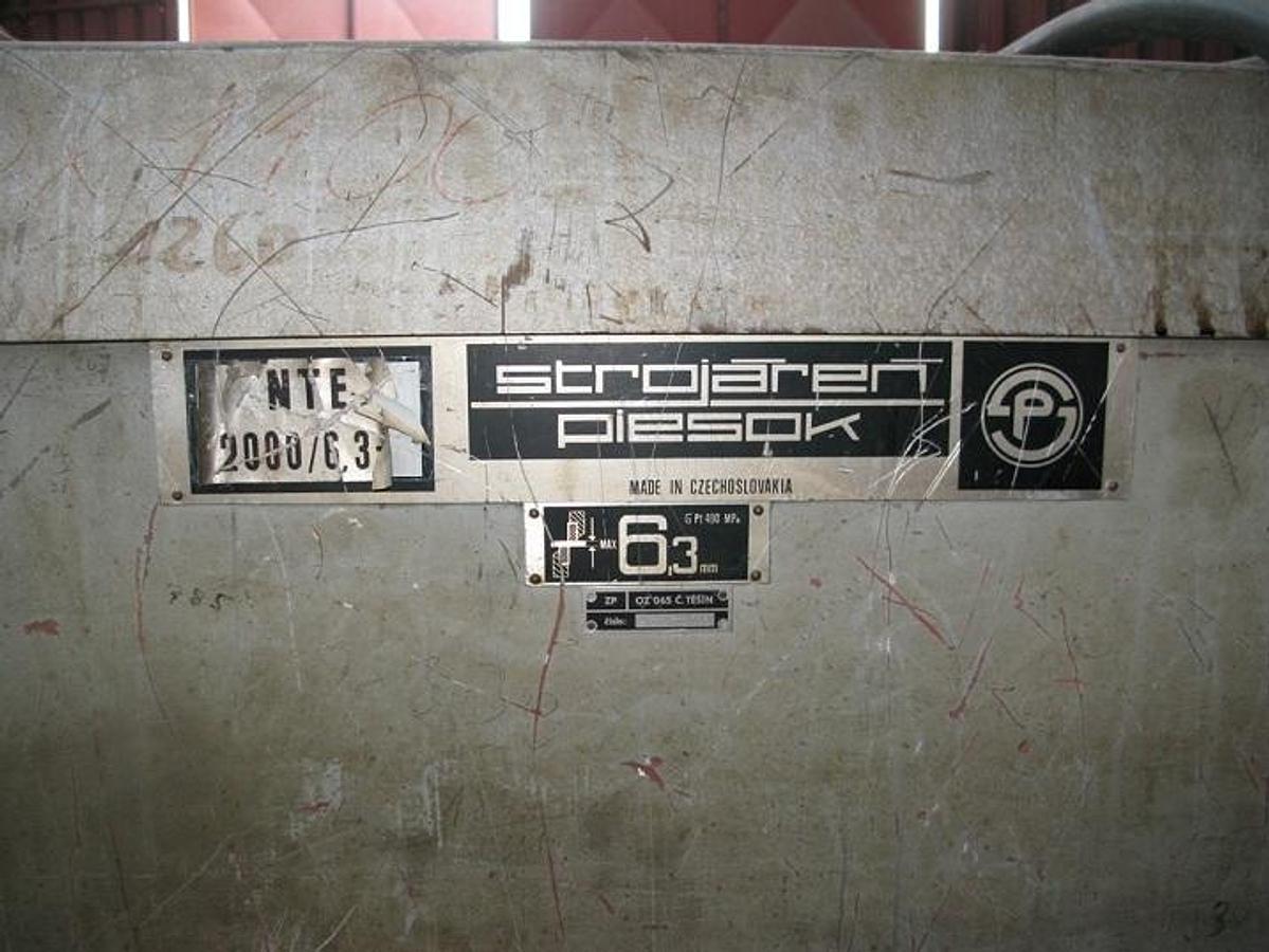 Used PIESOK NTE 2000/6.3 D