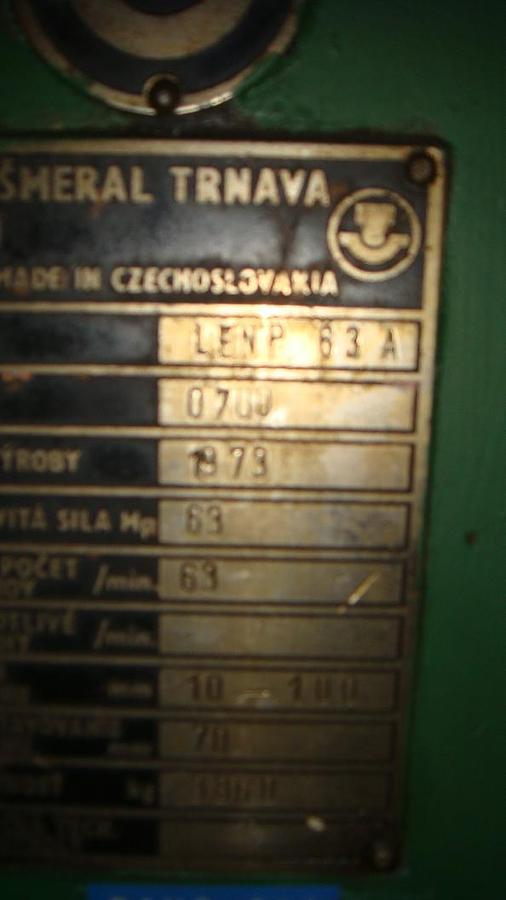 Použitý Šmeral LENP 63 A
