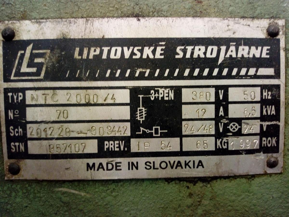 Gebraucht LIPTOVSKE NTC 2000/4