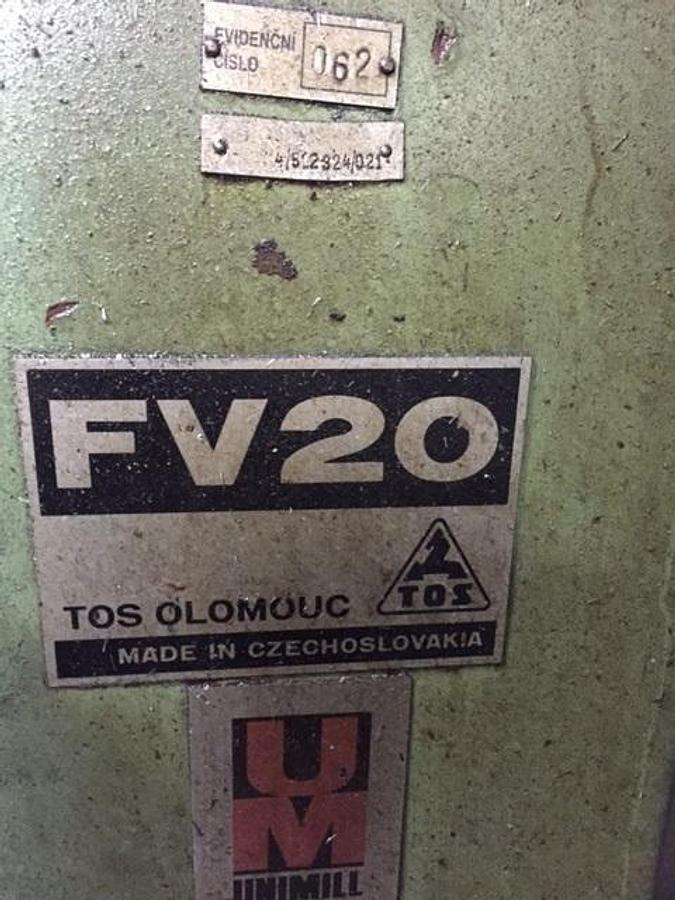 Gebraucht TOS FV 20