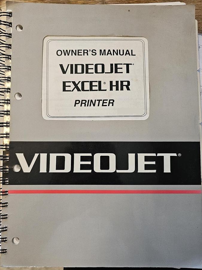Used Videojet EXCEL HR