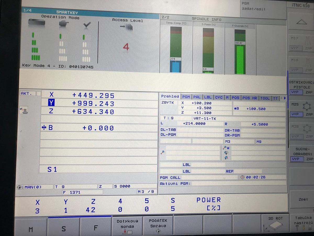 Gebraucht DMG MORI DMF 260/11 KGT