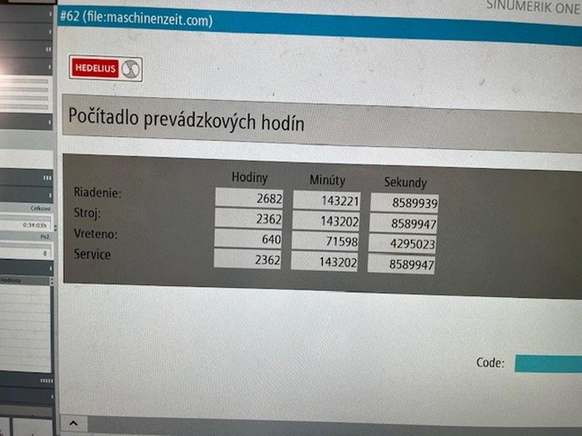 Obráběcí centrum (vertikální) Hedelius Forte 7