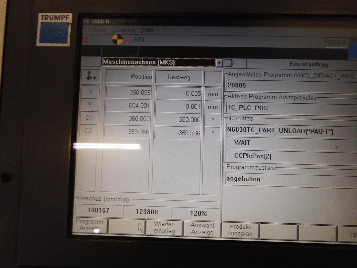 Použitý TRUMPF Trumatic 2000 R