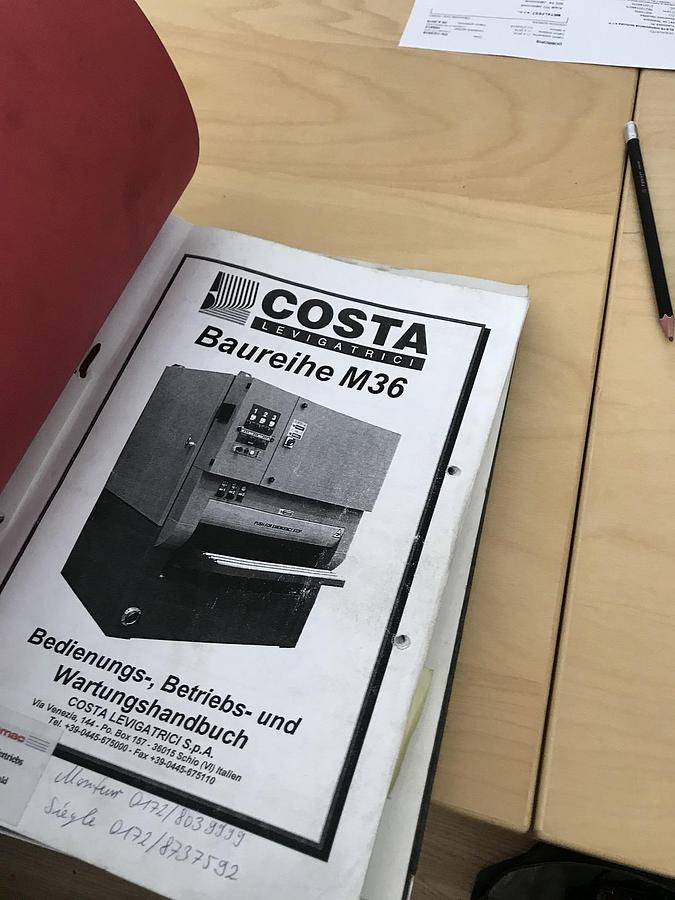 Použitý COSTA M36 CCC 1150