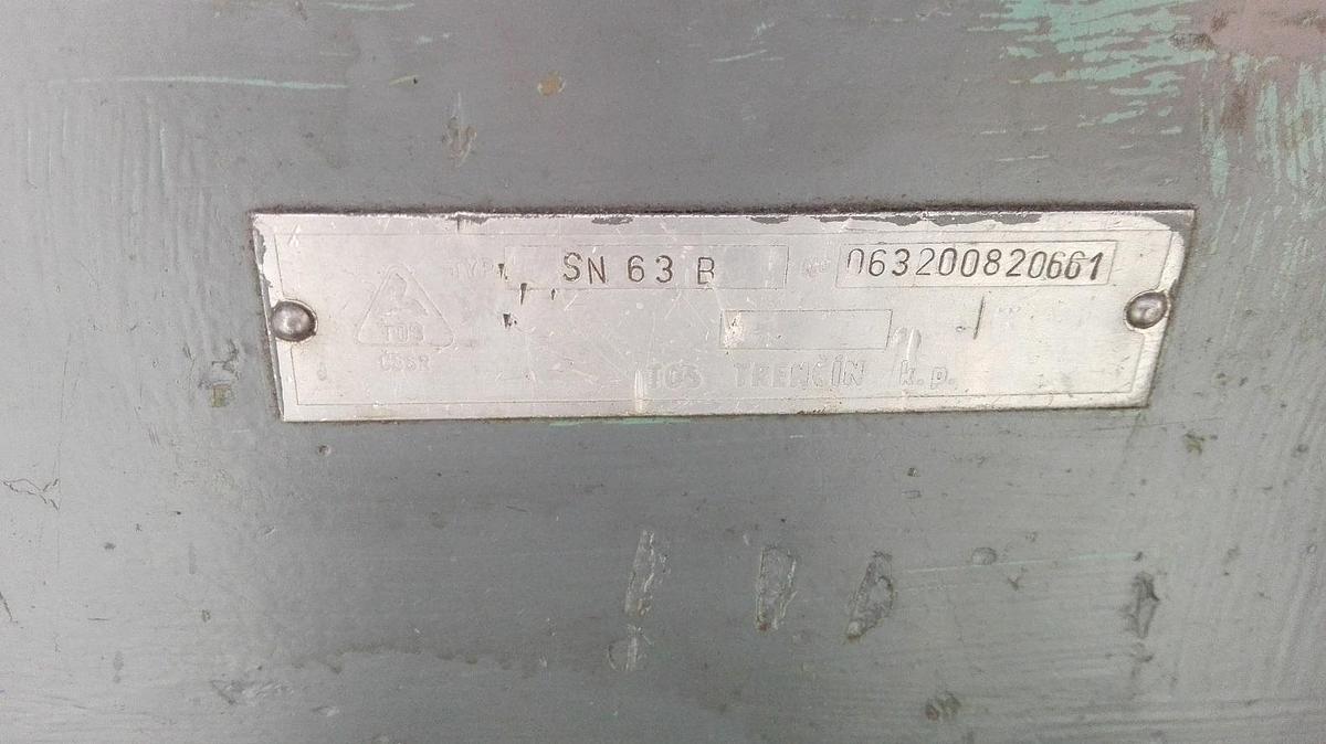Gebraucht TOS SN 63 B 2000
