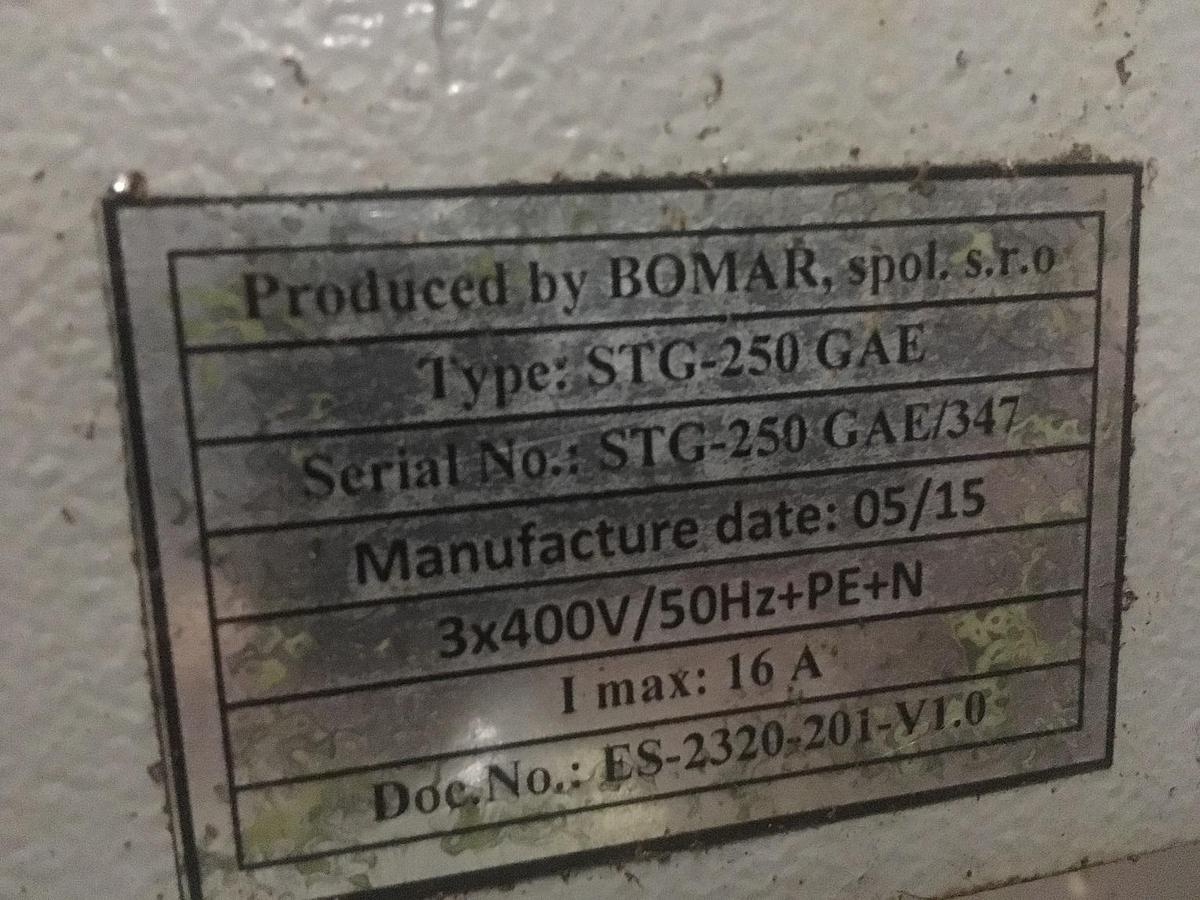 Used BOMAR STG 250 GAE