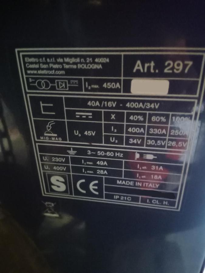 Gebraucht ELETTRO SYNERGIC PRO MIG 475