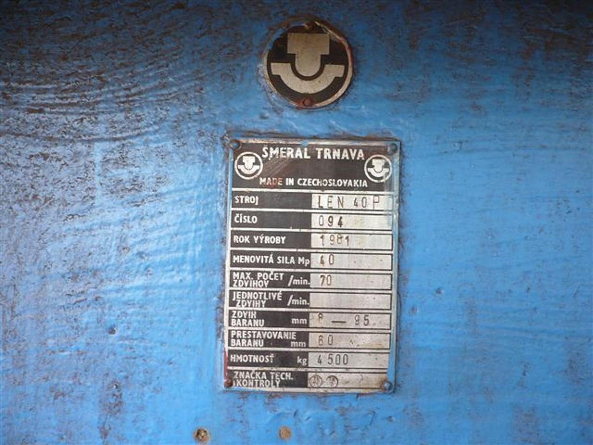 Used SMERAL LEN 40 P